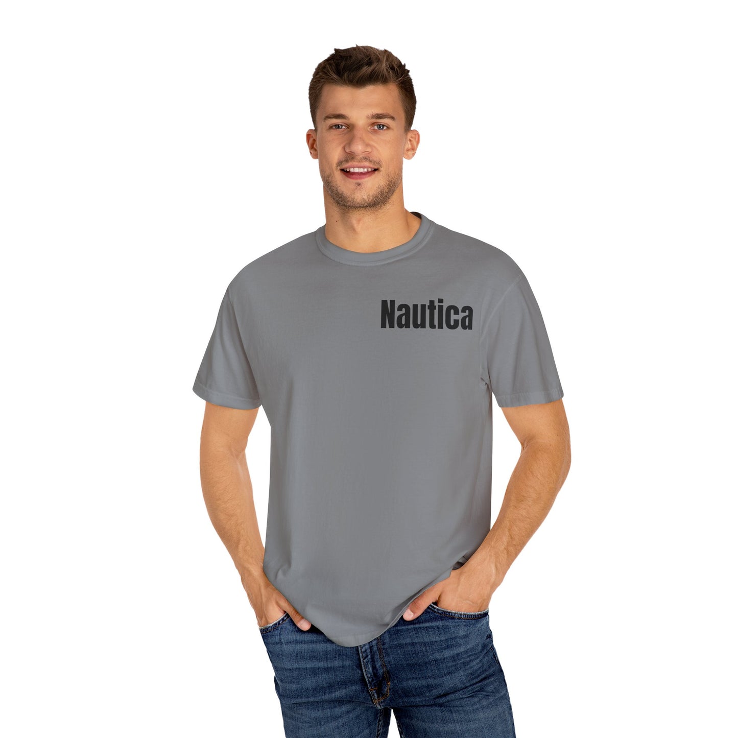 Nautica Unisex Garment-Dyed T-shirt