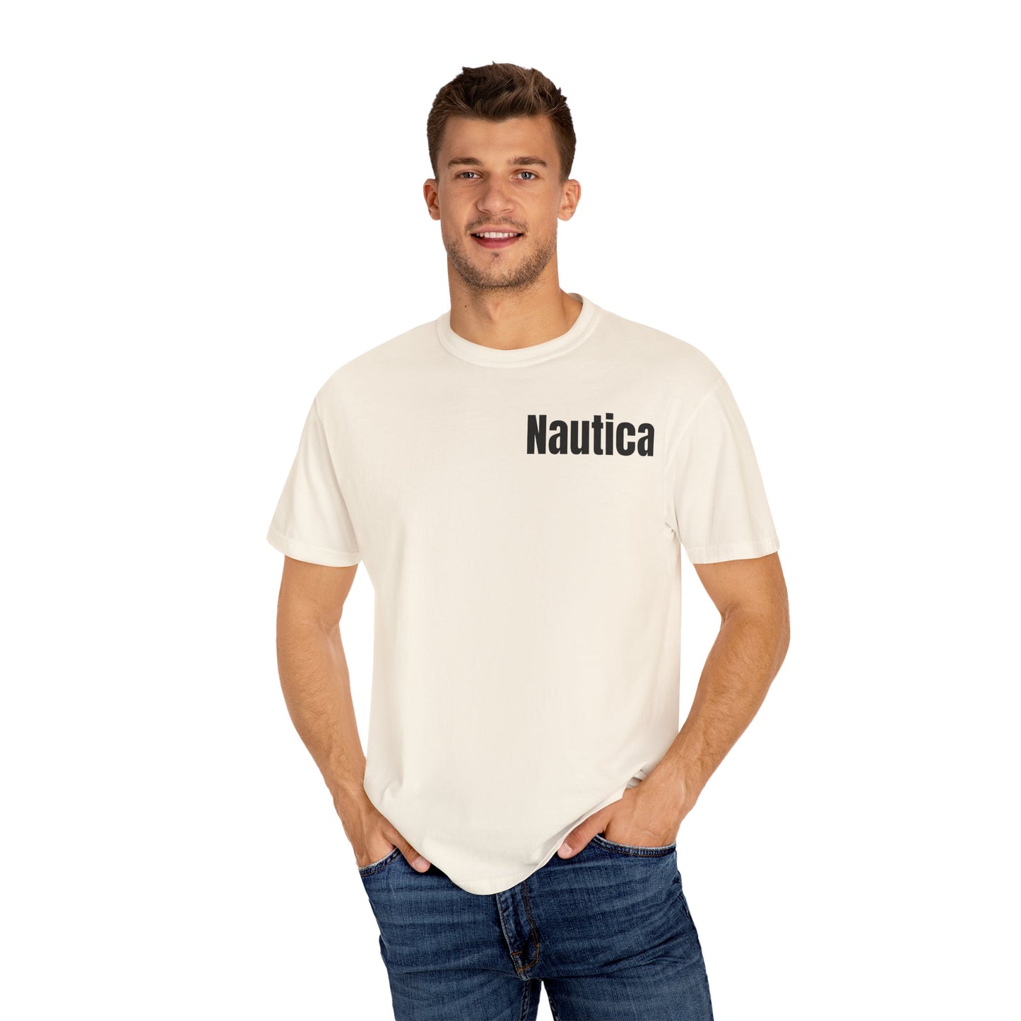 Nautica Unisex Garment-Dyed T-shirt