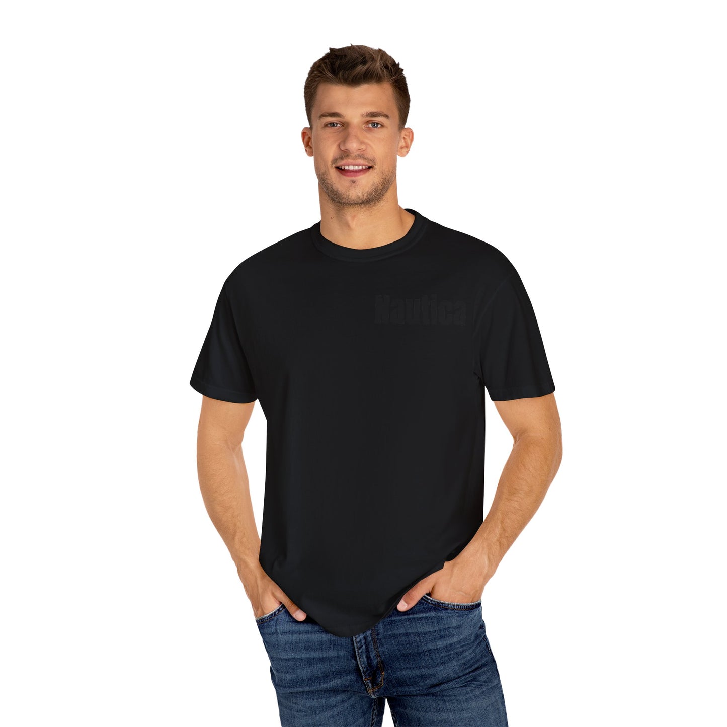 Nautica Unisex Garment-Dyed T-shirt